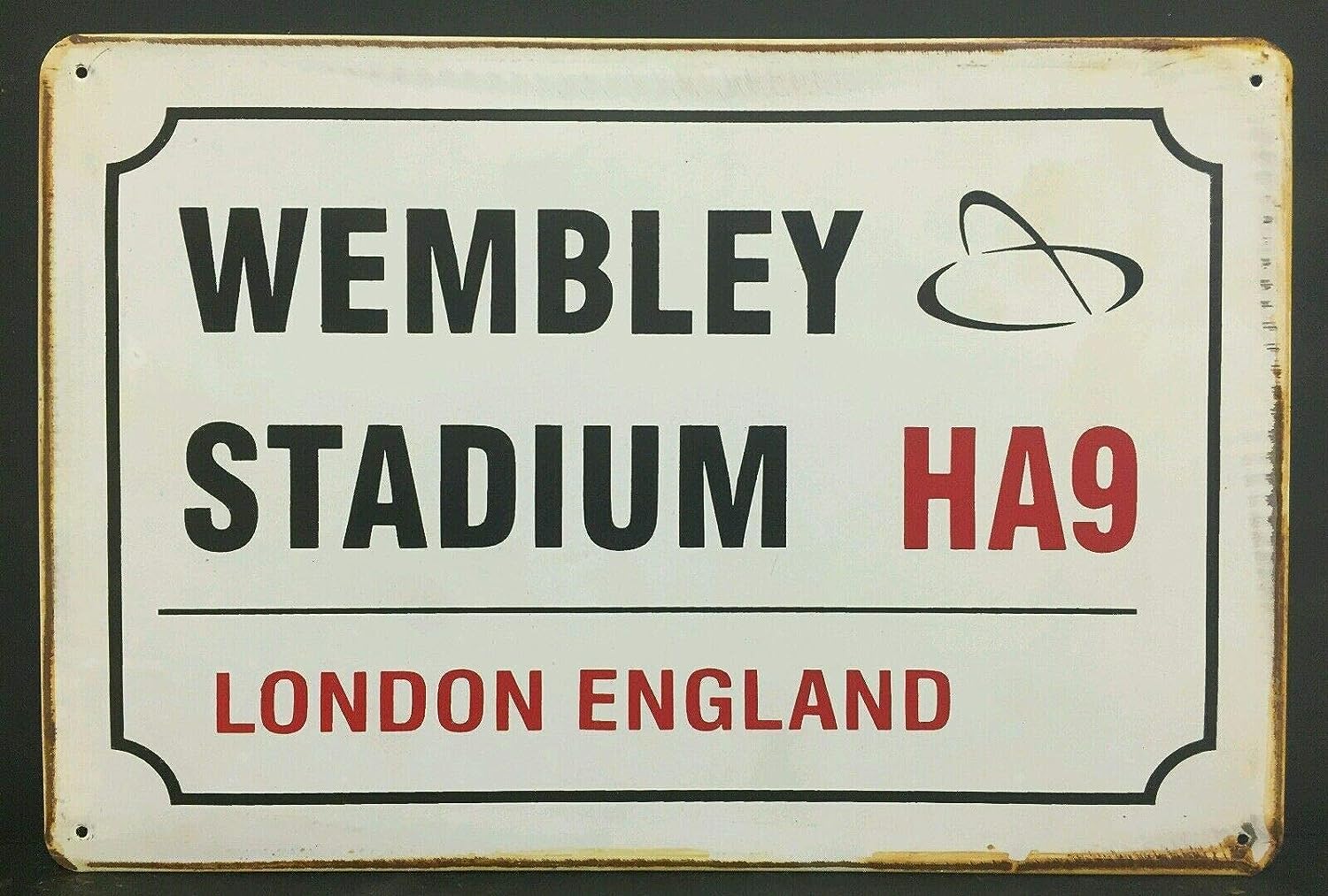 Wembley Stadium Ha9 London Vintage Retro Metal Sign Home Garage Workshop Pub Outdoor Decoration Plaque 8X12 inch