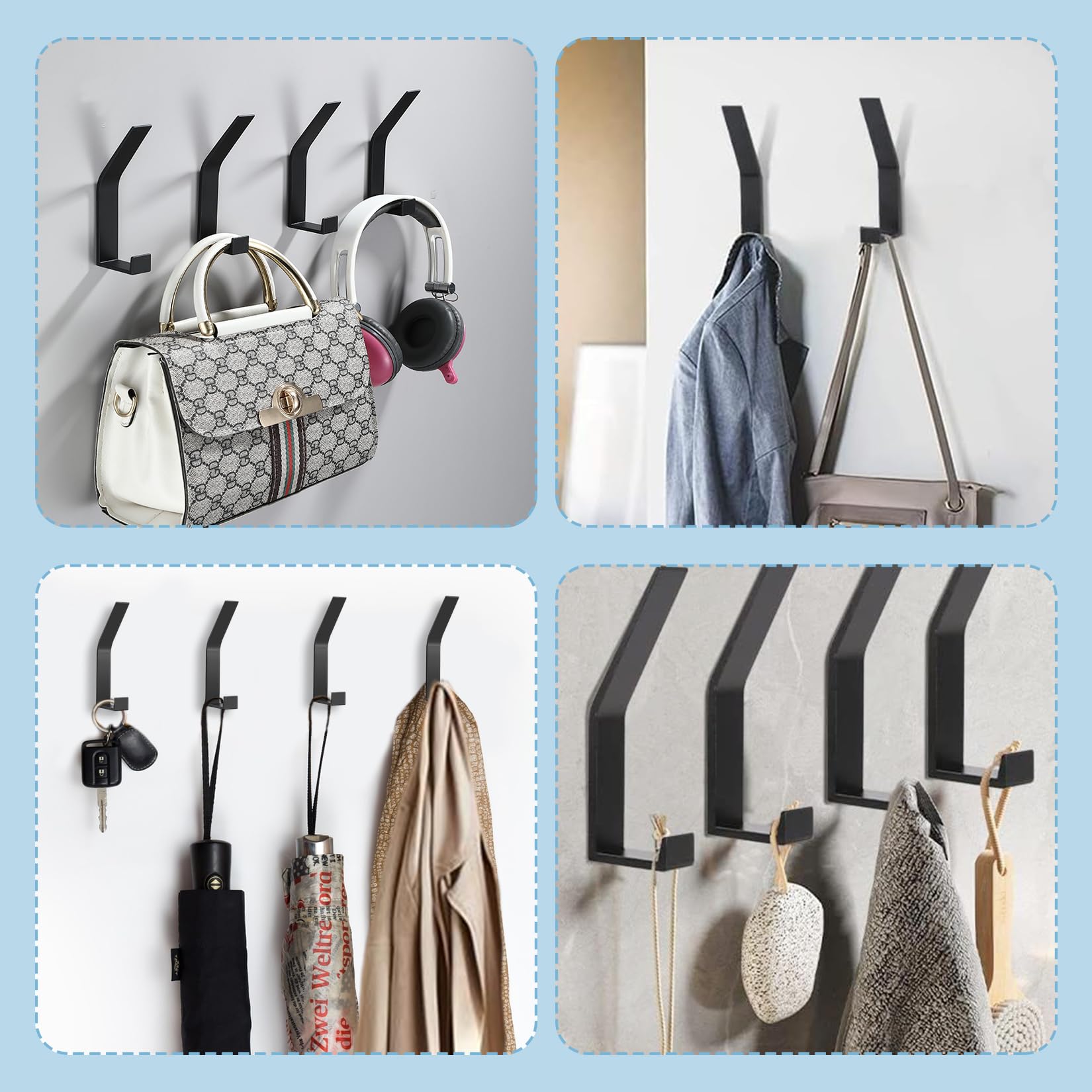 Porte Manteau Mural, Crochet Mural De Salle De Bains, Crochet De