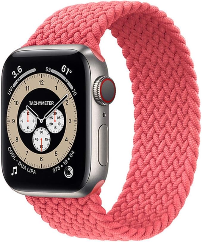 Braided Solo Loop For Apple Watch Band 44mm 40mm 38mm 42mm Nylon