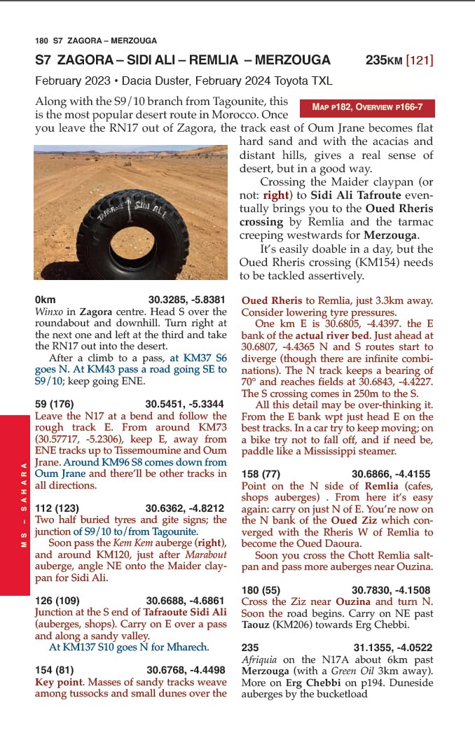 Morocco: Overland route guide 4wd, motorcyclist & cyclist (Trailblazer Guides)