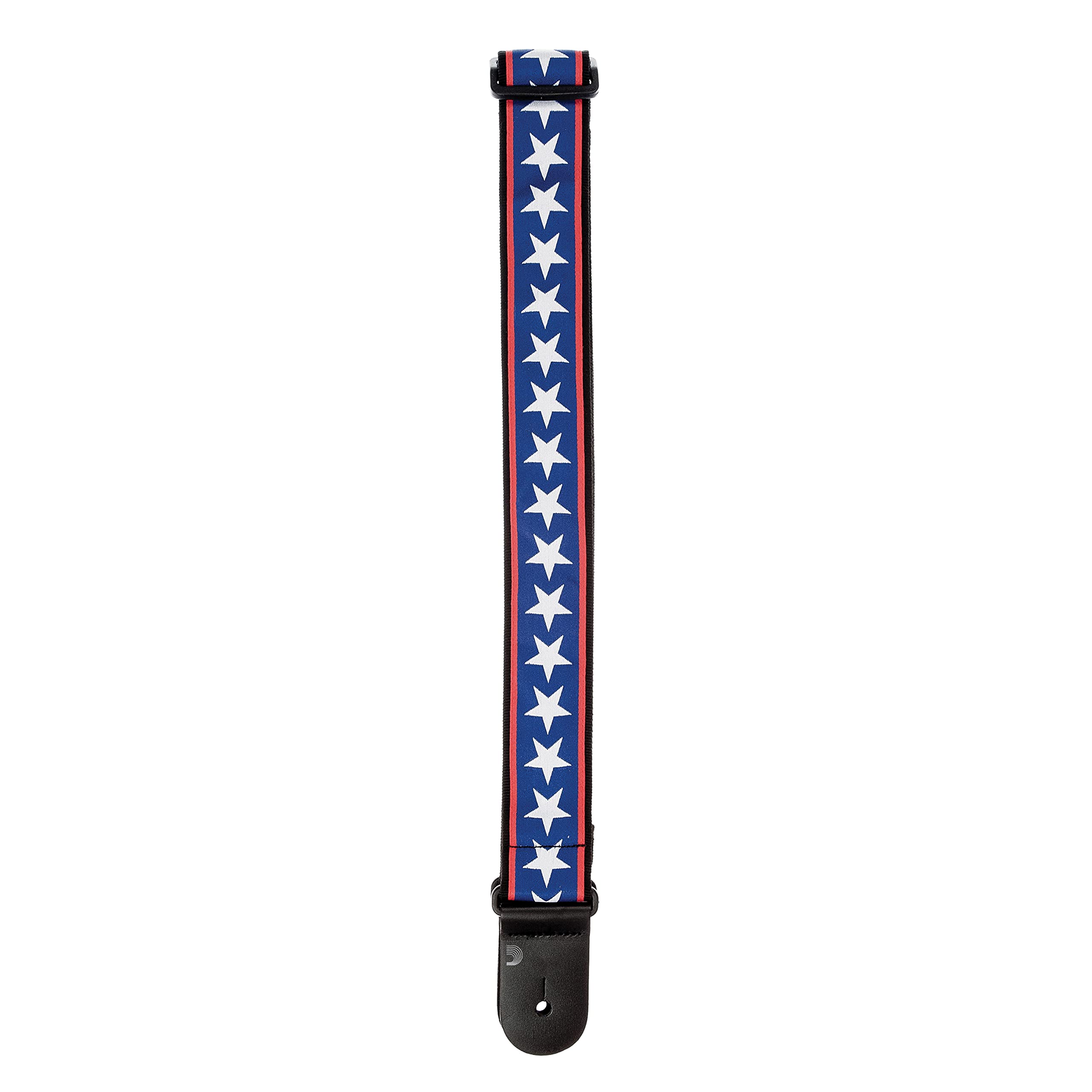 Amazon.com: D'Addario Guitar Strap, Stars & Stripes, Leather