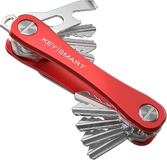 KeySmart Rugged Keychain Multitool Key Holder, Up to 14 Keys