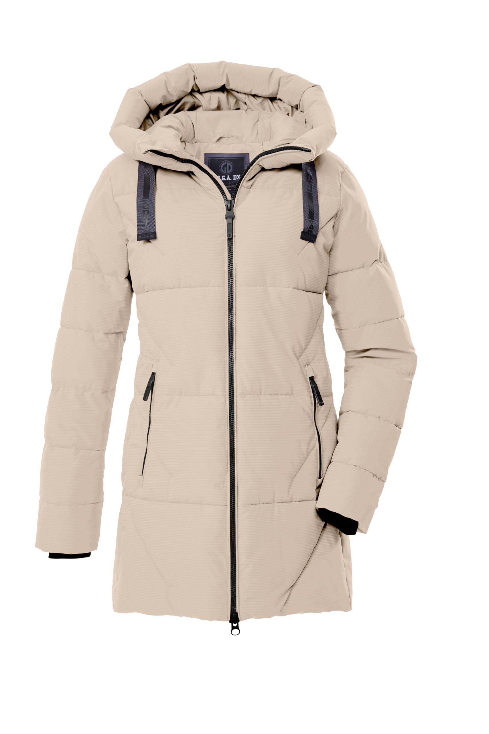G.I.G.A. DX Mujer Parka de invierno funcional GW 30 WMN QLTD PRK | Repelente al agua 10.000 mm; transpirable 3.000 g/m²/24 h; cortavientos; bolsillos cremallera; protección frente al frío