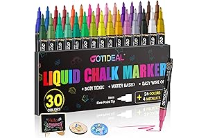 Chalktastic Chalk Markers: Vibrant, Fine-Tip Markers for Captivating Creations