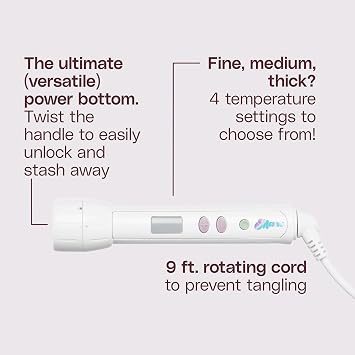 Mane Mane-tain the Waves Kit - 1.25 3 Barrel Hair Waver Styling Attachment & Power Bottom Base to Attach Multiple Hair Styling Irons - For Long-Lasting, Shiny Loose Curls & Beach Waves (2 Count)