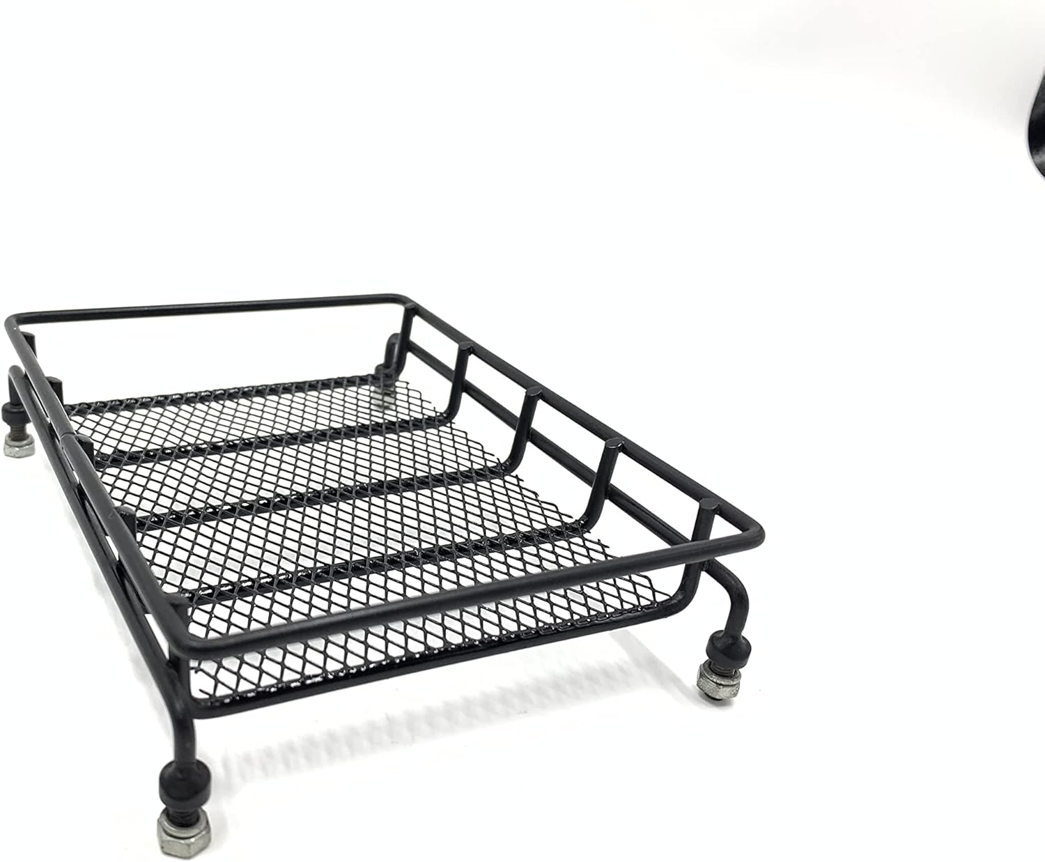 KTRC026 R/C Metal roof Luggage Rack for 1/8 1/10 RC Crawler Car for FMS FTX RC LC76 Land Cruiser FJ40 Y60 KM5 KM4 TRX4 D90 Gen9 H8P 4x4 Trucks YIKONG YK4104 YK4107 MJX H8H H12P f150 Bronco