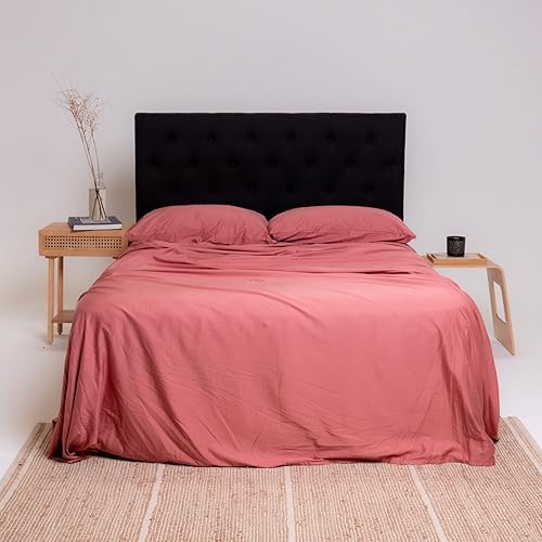 THE LAD COLLECTIVE Juego de ropa de cama 2.0, cómodo, suave y fácil de usar, juego de sábanas de algodón de 4 piezas, tamaño Queen, Lady Elliott