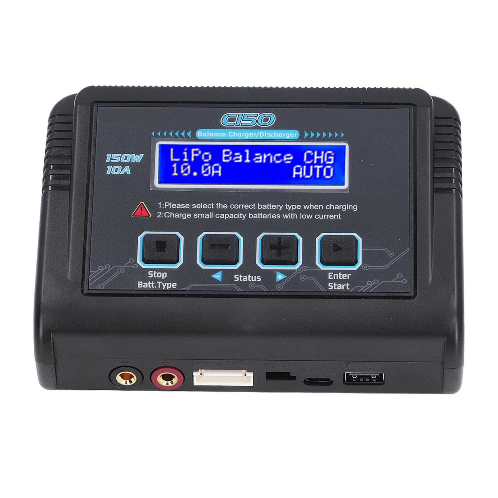 Generic Lipo ładowarka, Bilansowa ładowarka 10A 100-240 V dla Inteligentnych Baterii I III III (Wtyczka UE 100-240 V.)