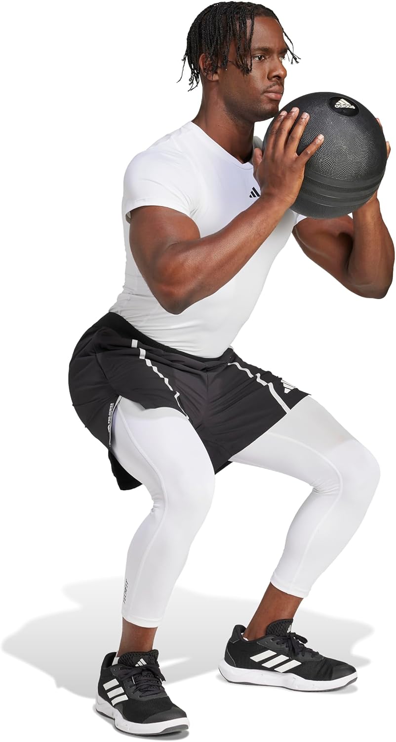 Adidas Mens Techfit Compression 3/4 Training Tights - Image 2
