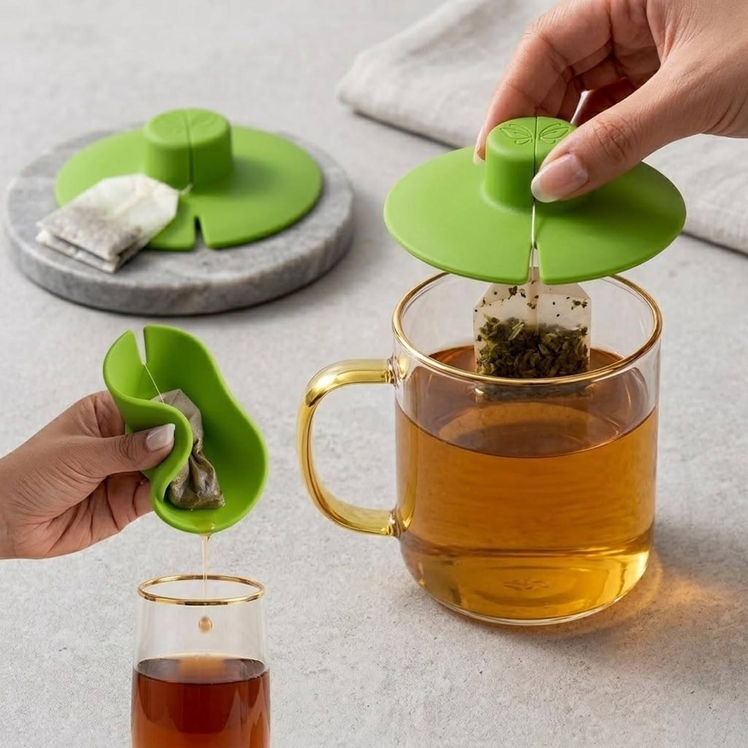 Simple Silicone Tea Bag Rest
