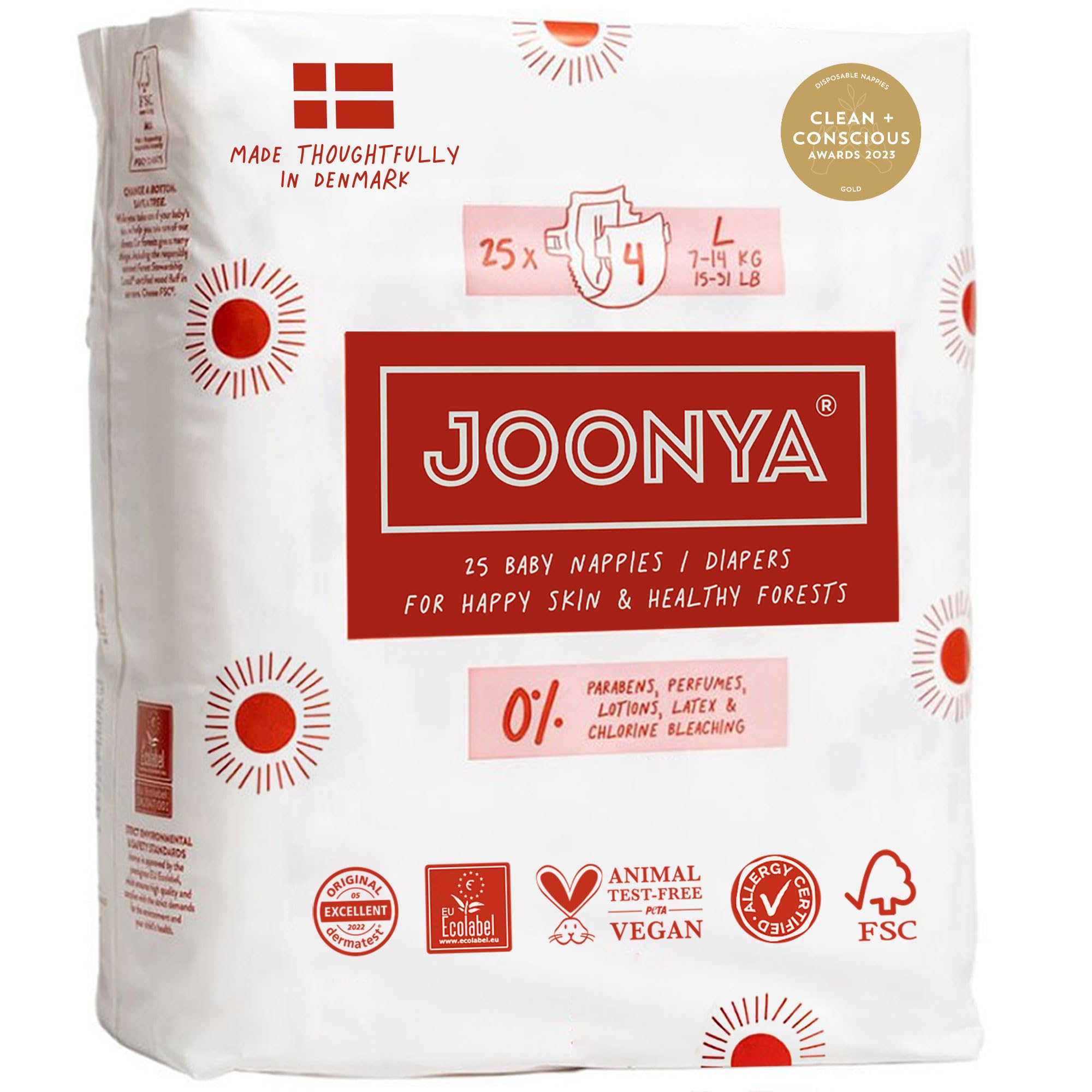 Joonya Size 4 Diapers