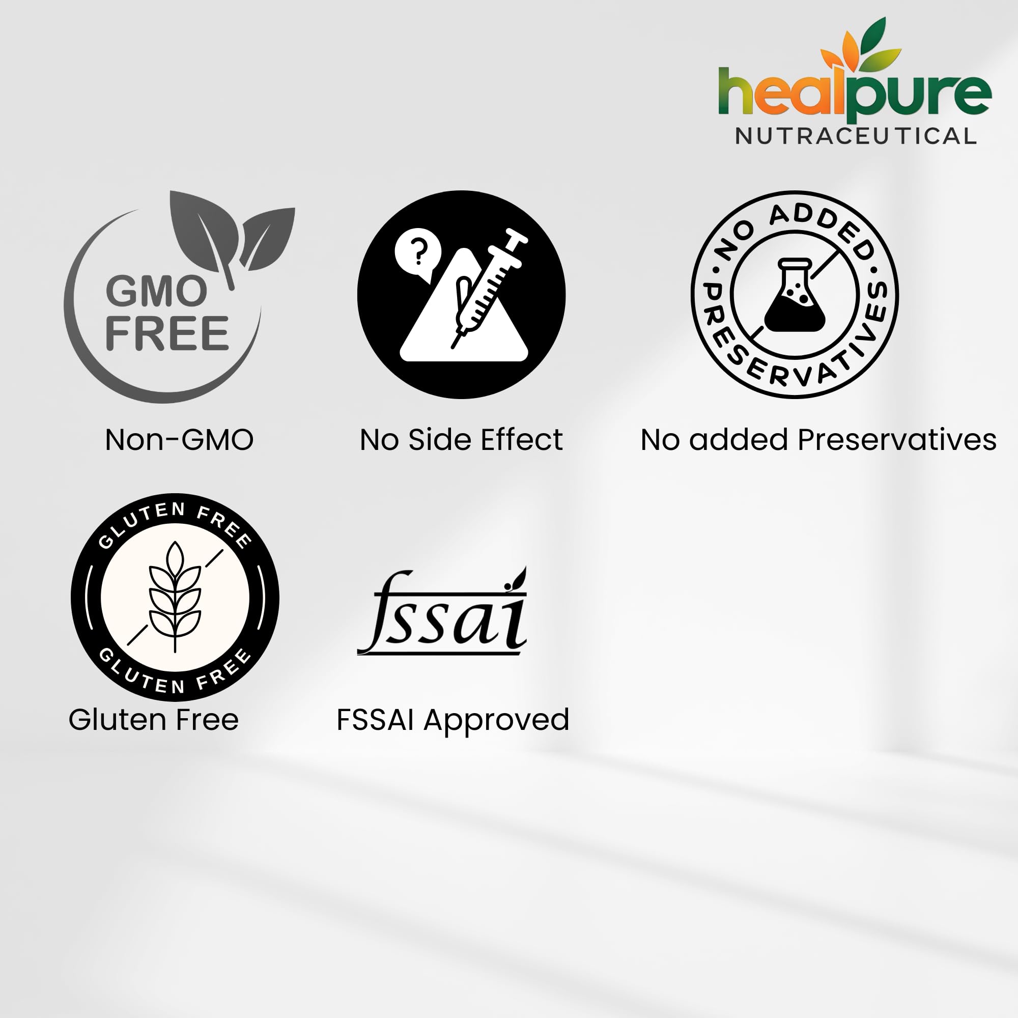 HEALPURE NUTRACEUTICAL Activated Charcoal 250 Mg - (60 Capsules) 4