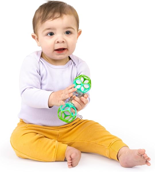 Bright Starts Oball Shaker Rattle Toy, Ages Newborn Plus - 3