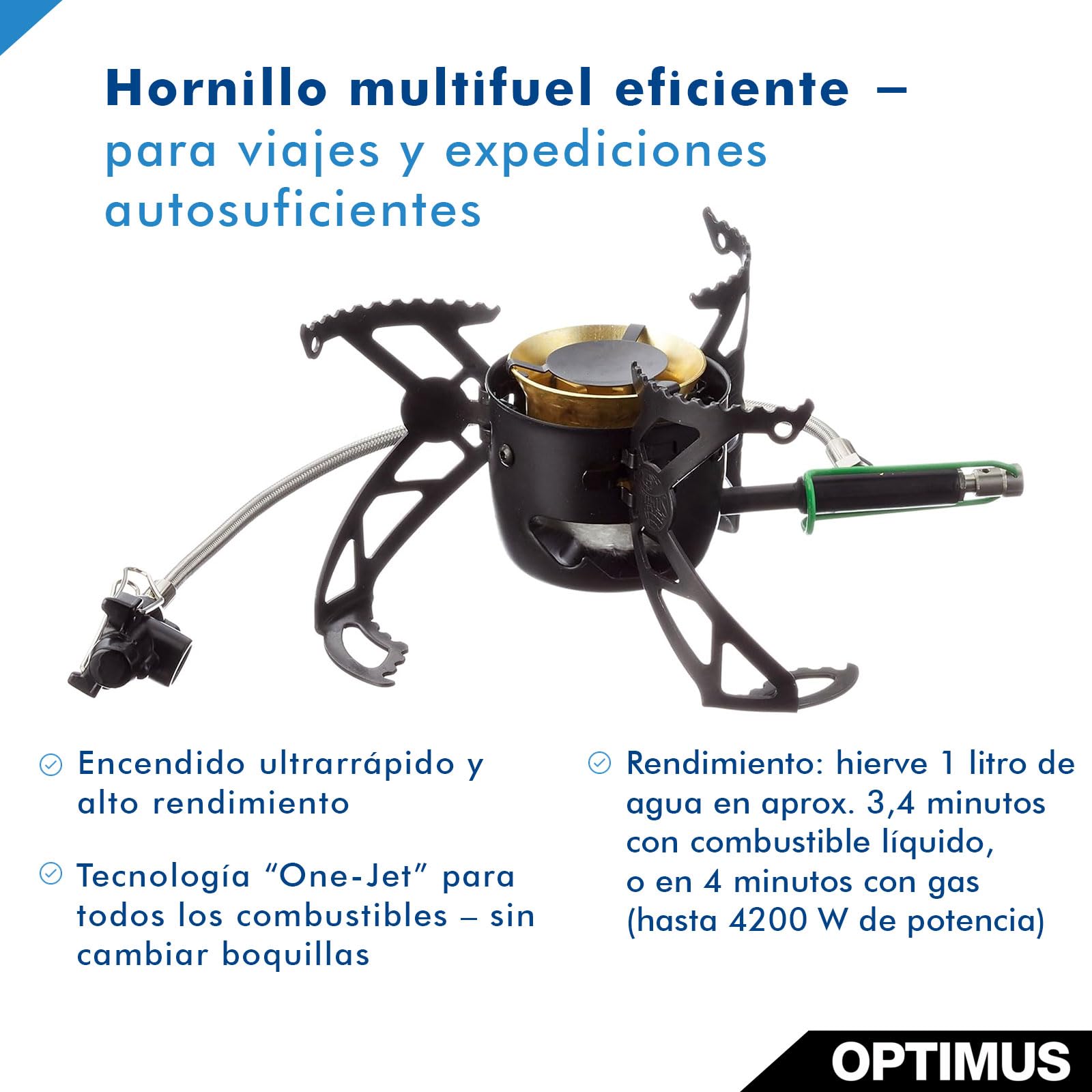 OPTIMUS Polaris Hornillo, Unisex Adulto