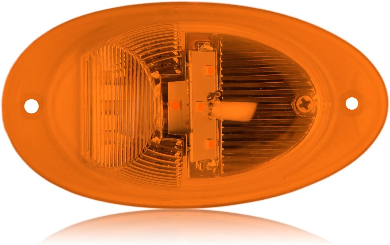 Maxxima M63123Y Amber Freightliner Replacement 7 LED Side Turn/Marker Light