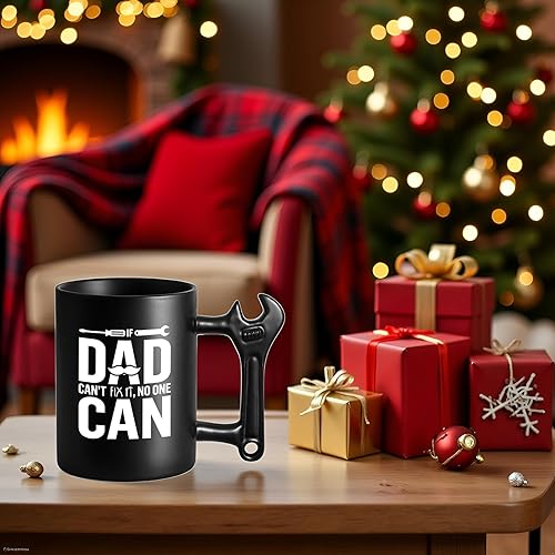 Miniatura 2 de Regalos novedosos para el Día del Padre, de parte de hija, hijo, esposa, niños, divertida taza de café con mango de llave para papá, regalos únicos