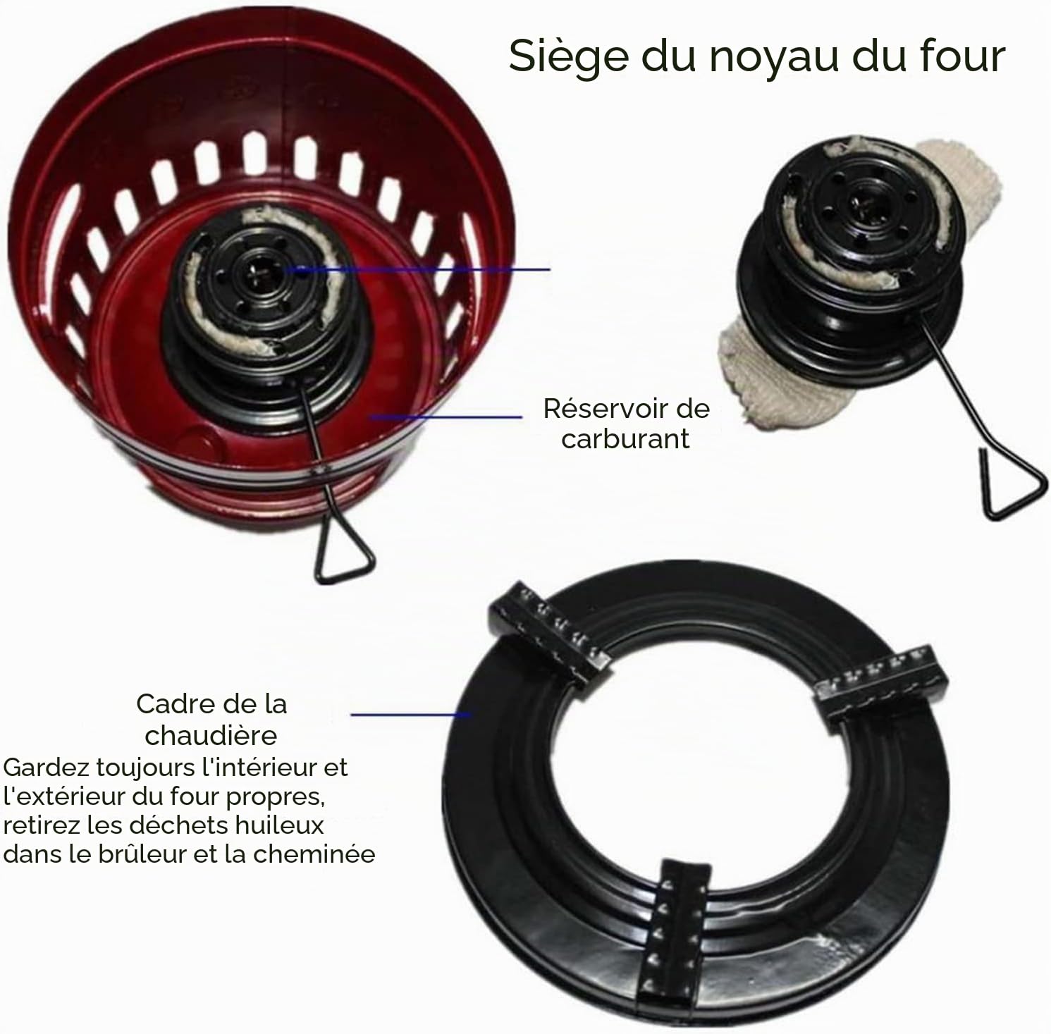Poêle Pétrole Diesel 1,5L Extérieur, Petit Réchaud Randonnée Réglable, Chauffage Voyage Cuisson Camping, pour Randonnée Sac à Dos 2-4 Personnes (Essence Interdite)