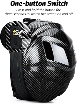 Gelrova Beetle Model LED Backpack, Backpack with LED Eyes (Loy Eyes App) (Grey)
