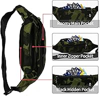 Vista 195 de Riñonera para hombres y mujeres, impermeable, para deportes, para viajes, senderismo, correr