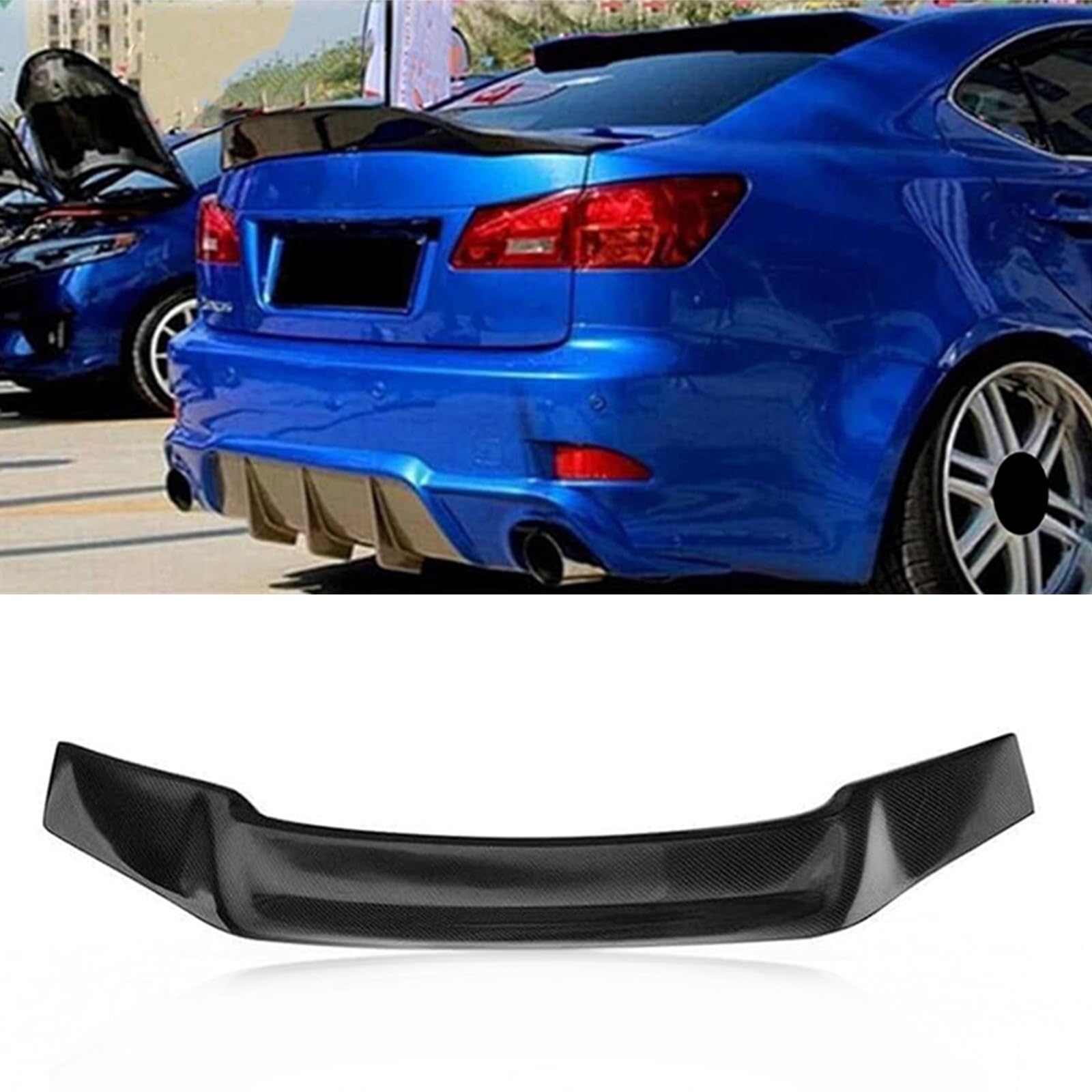 Amazon | MotorFansClub リアスポイラー レクサス IS250 IS350 ISF R 