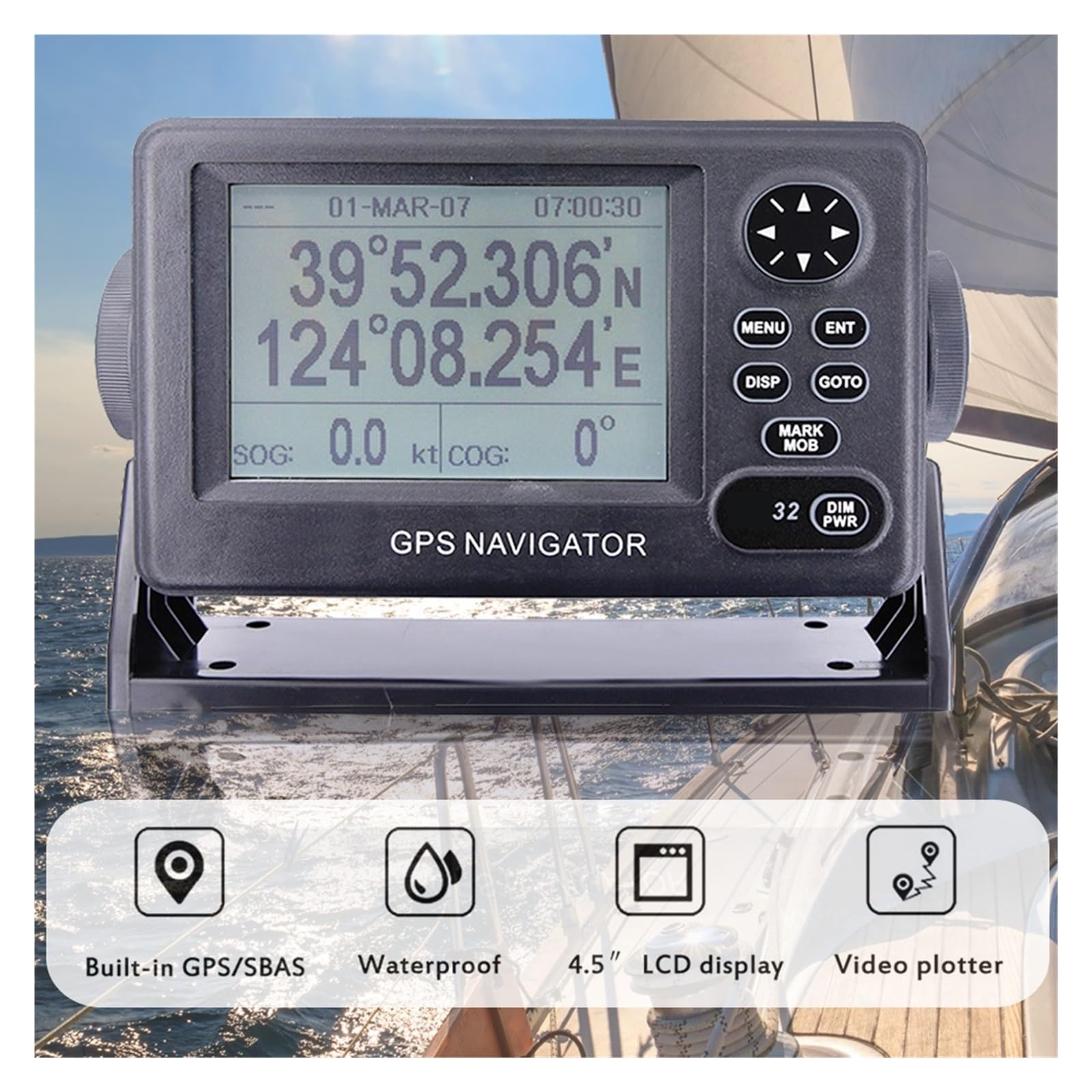 GPS/SBAS Morski Nawigator GPS AIS Transponder Plotter Map Łodzi Lokalizator Nawigacji Odbiornik Pozycjonujący Precyzyjna Nawigacja