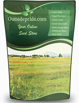 Outsidepride Perennial Short Native Grass Seed Mix - 5 lbs. Premium Mix of Blue Grama, Buffalo, Sideoats Grama, Sheeps Fescue Grass Seeds for Low-Maintenance, Heat & Drought-Tolerant Landscaping