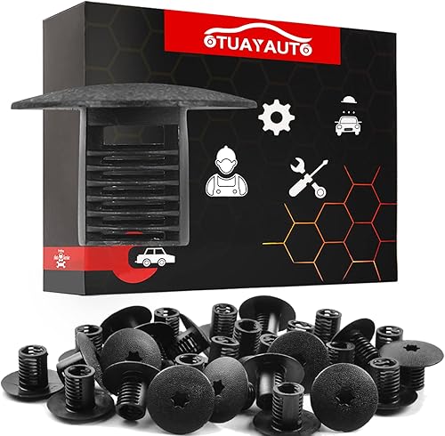 OTUAYAUTO 30 clips de capó 6503339 – Reemplazo para Dodge Jeep Plymouth Nylon Push Type Trim Retainer Clips