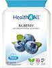 Health4All Bilberry Extract 8,000mg per Capsule, 60 Capsules 2 Months Supply, Pure High Strength Bilberry Eye Supplement, Antioxidant for Eye Health with Anthocyanidins, Easy to Swallow | Made in UK