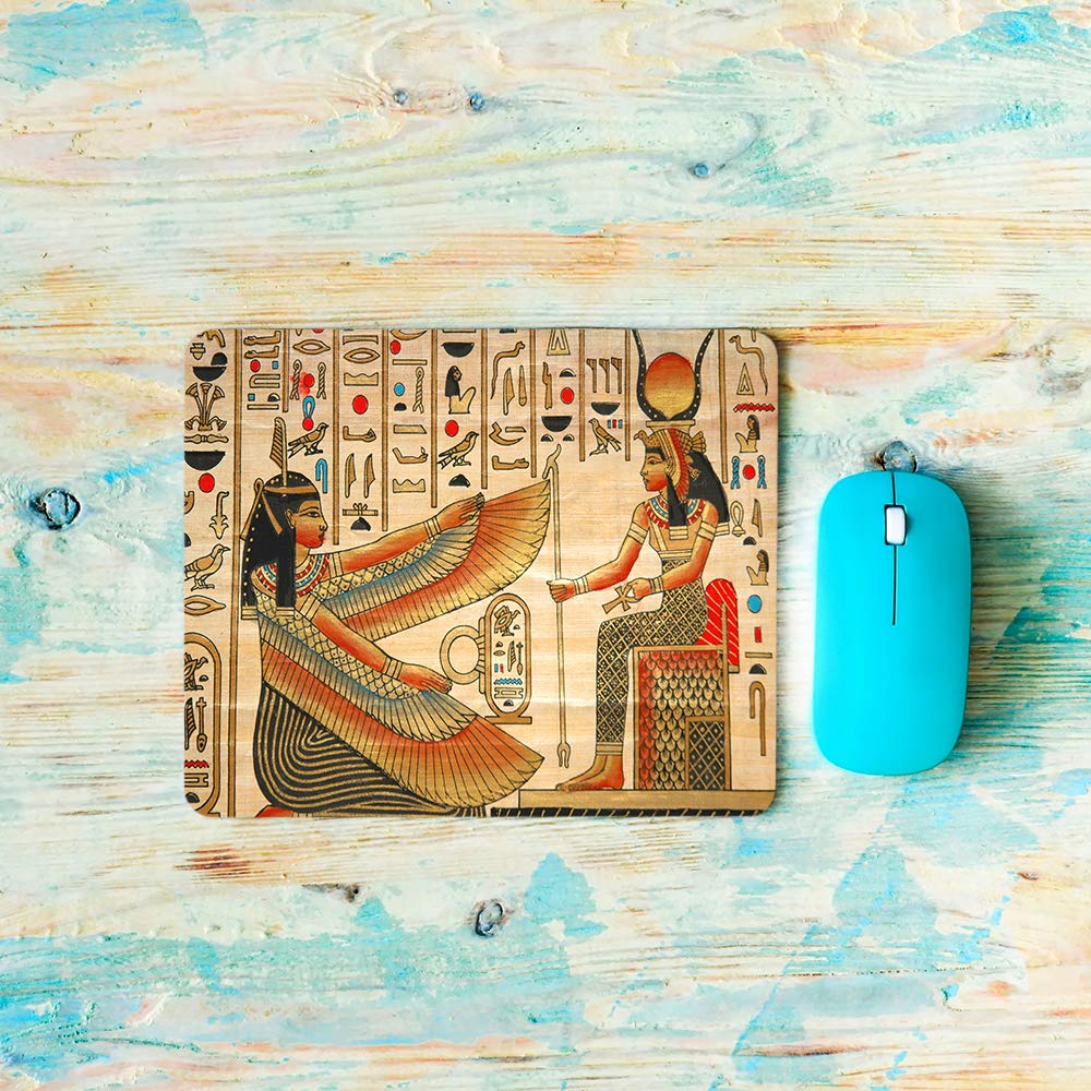 Buy AOYEGO Egyptian Mouse Pad Wings Ancient Sun Nile Historical Antique