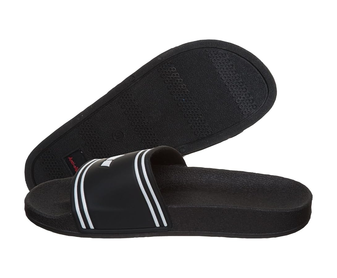 Sandales De Bain Lico Coast V - Noir Et Blanc, Taille 39, Caoutchouc Synthétique