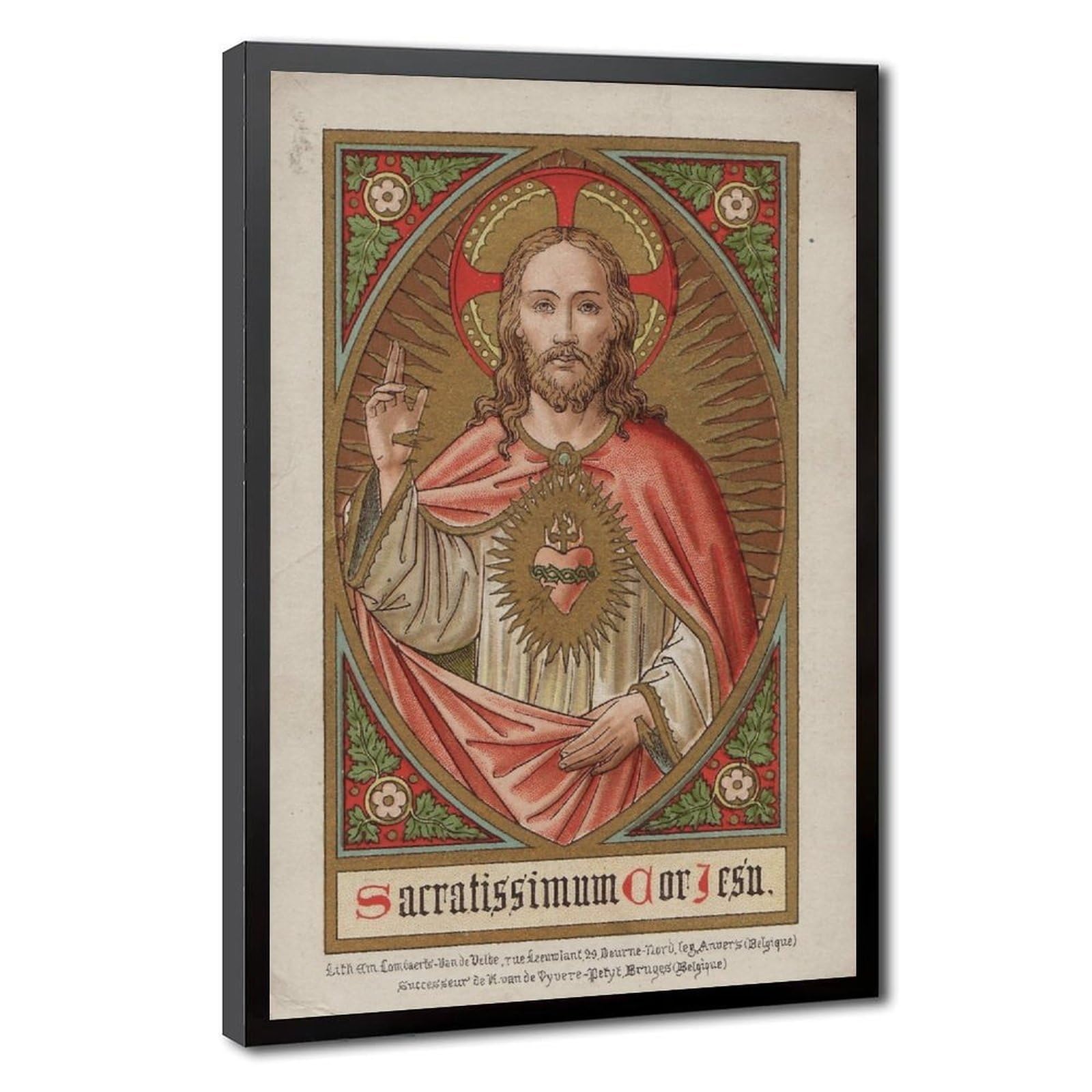 Impression sur toile Sacré-Cœur de Jésus tableau de protection - 8