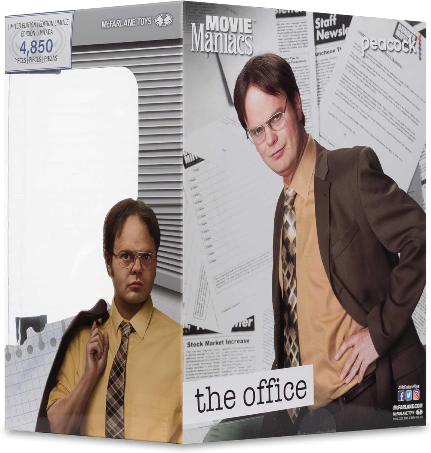 McFarlane Toys- Dwight Schrute (The Office) 6in Posed Figure