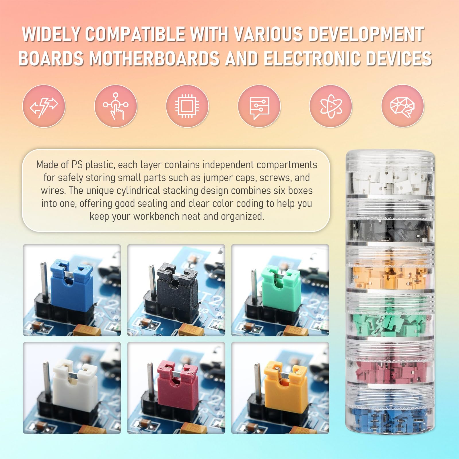 Amazon.com: CQRobot 600 Pieces Standard Computer Jumper Caps