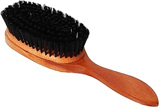 DroliaFresh Premium Coat Brush Dust Remover for Clothes, Suitable for Cloth Cleaning and as Lint Remover for Blazers, Jackets & Suits. Polished Hardwood PP Bristles (Pack of 1) Brown