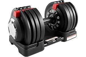 UMAY Fitness 12 Level Adjustable Dumbbells Set: Versatile Home Gym Weights