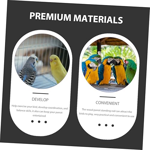 Miniatura 6 de Soporte para pájaros de loro, jaula para pájaros, perca colgante, soporte de juego para loros, suministros de baño para pájaros, juguetes de baño,