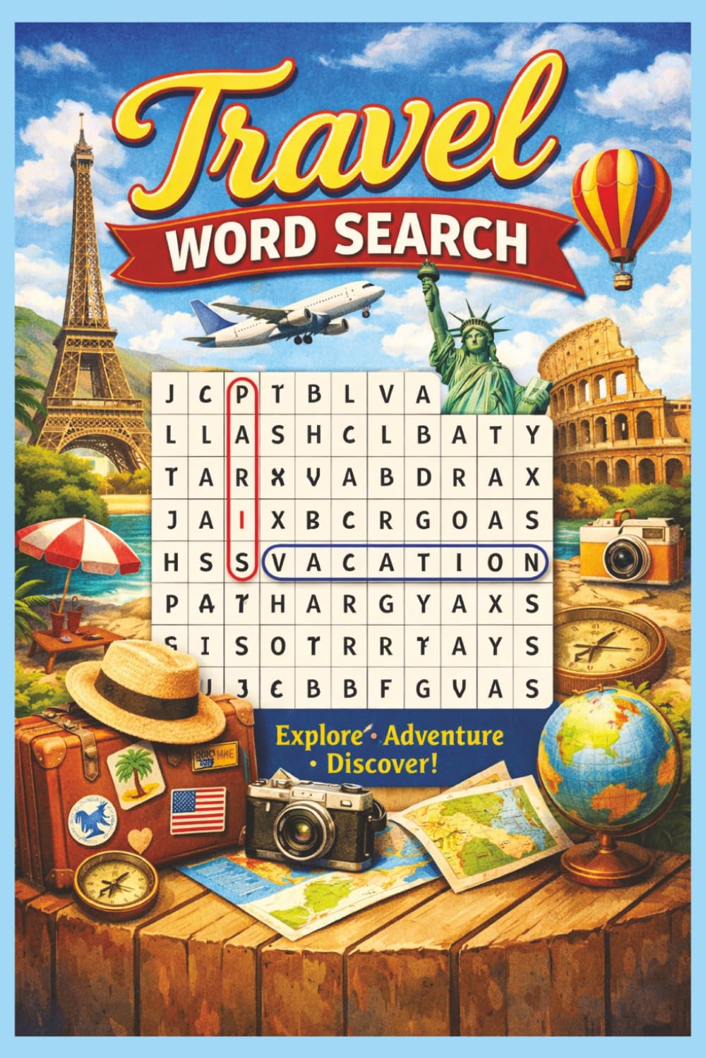 Travel Word Search: A Collection of Travel-Inspired Word Search Puzzles