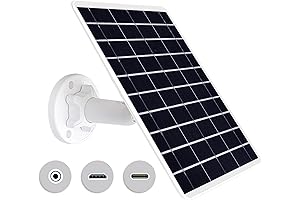 Extend Your Surveillance Reach with Our 8W Solar Panel Compatible with Ring Spotlight Cam Plus
