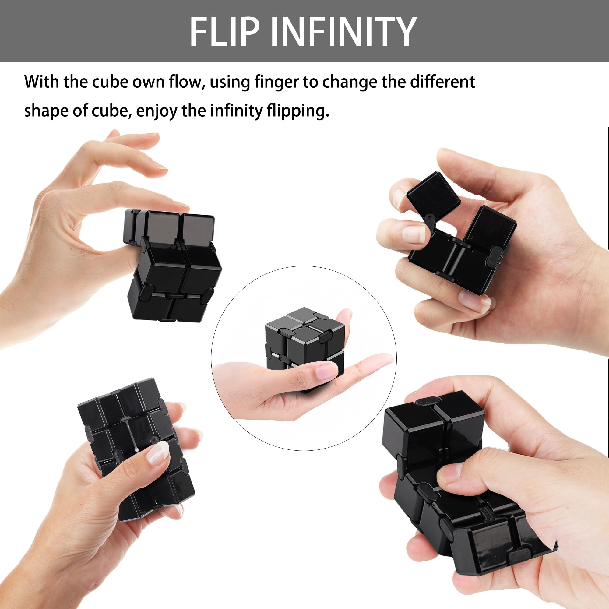 Funxim Infinity Cube - Stress Relief Fidget Toy -2 Funxim Infinity Cube - Stress Relief Fidget Toy -2