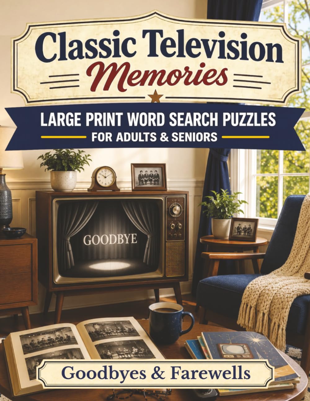 Classic Television Memories: Pilots and Premieres: Large Print Word Search Puzzles for Adults & Seniors — 100 Nostalgic Puzzles Celebrating Unforgettable TV Beginnings, with Bonus Classic Trivia