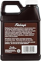 Vista 2 de Fiebing's Aceite 100 % puro de pie de gato, 16 onzas, acondicionador y conservante de cuero con aceite animal totalmente natural, impermeable
