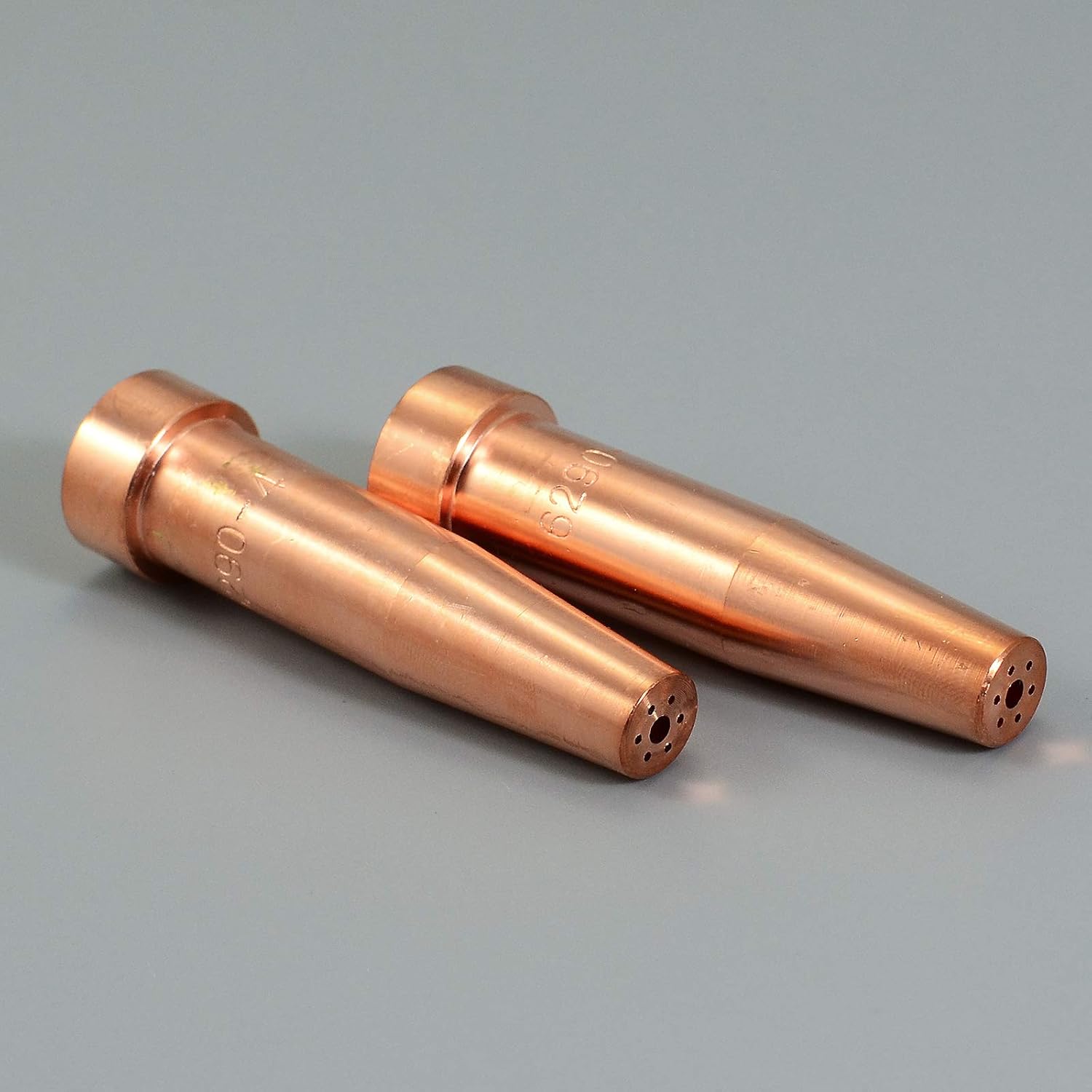 RIVERWELD Acetylene Cutting Tips 6290 size 4 & 6290-4 2pcs | for Oxygen Oxy Oxyfuel Cutter Torch Made of Copper