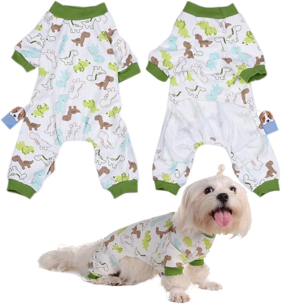 WIDEN Pet Dog Pajamas Jumpsuits Puppy Clothes Cotton Cute