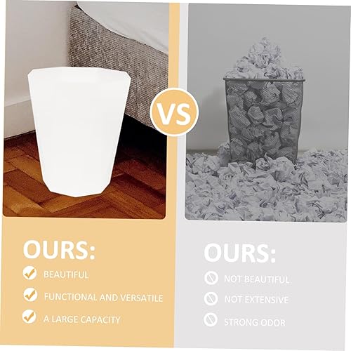 Vista 26 de Angoily 1 bote de basura creativo para el hogar, cubo de basura abierto