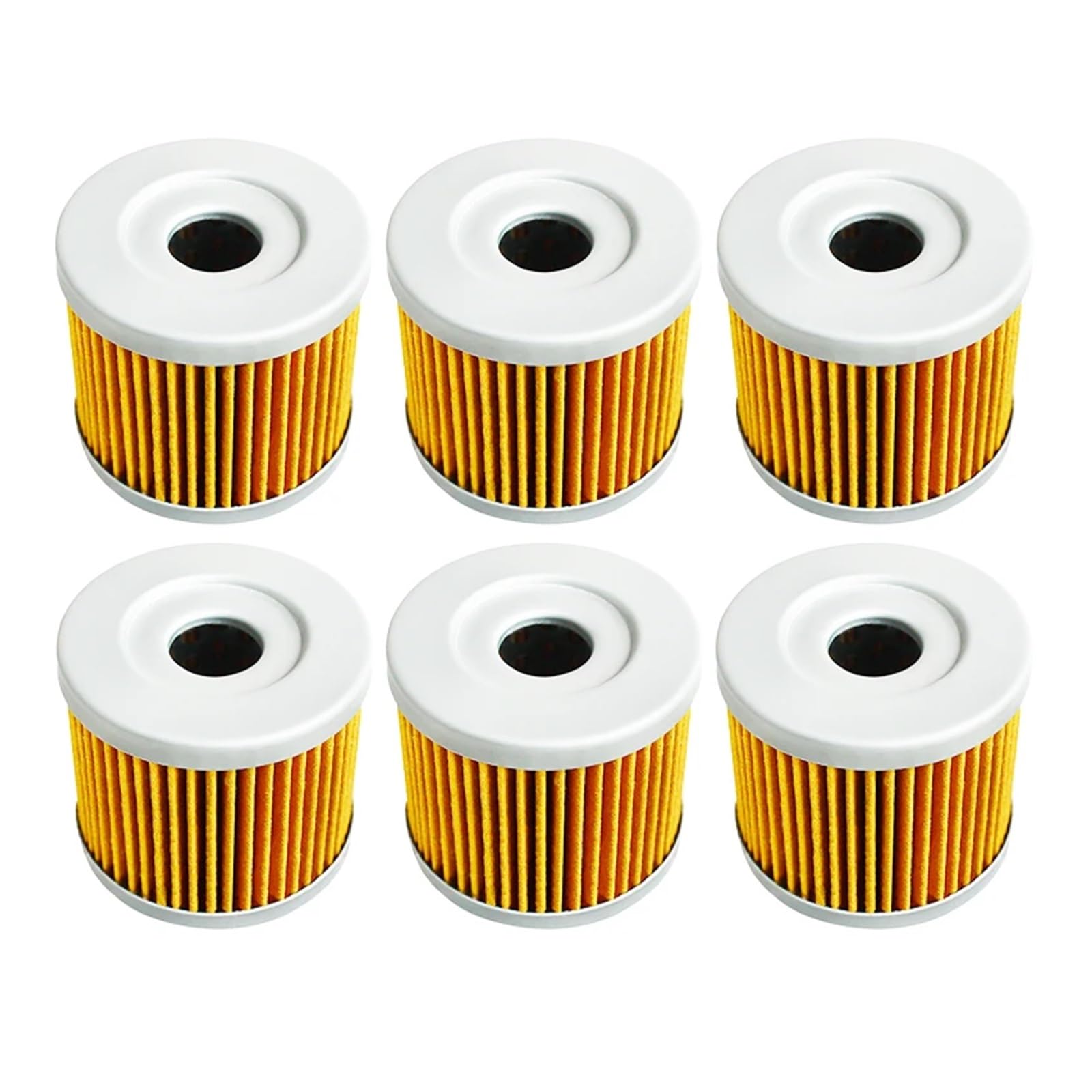 Filtro olio for moto for 125 GA125 RT125 GF125 RX125 XRX125 GT125 Comet GT125R GT250 GT250R GV125 GV250(6pcs-yellow)