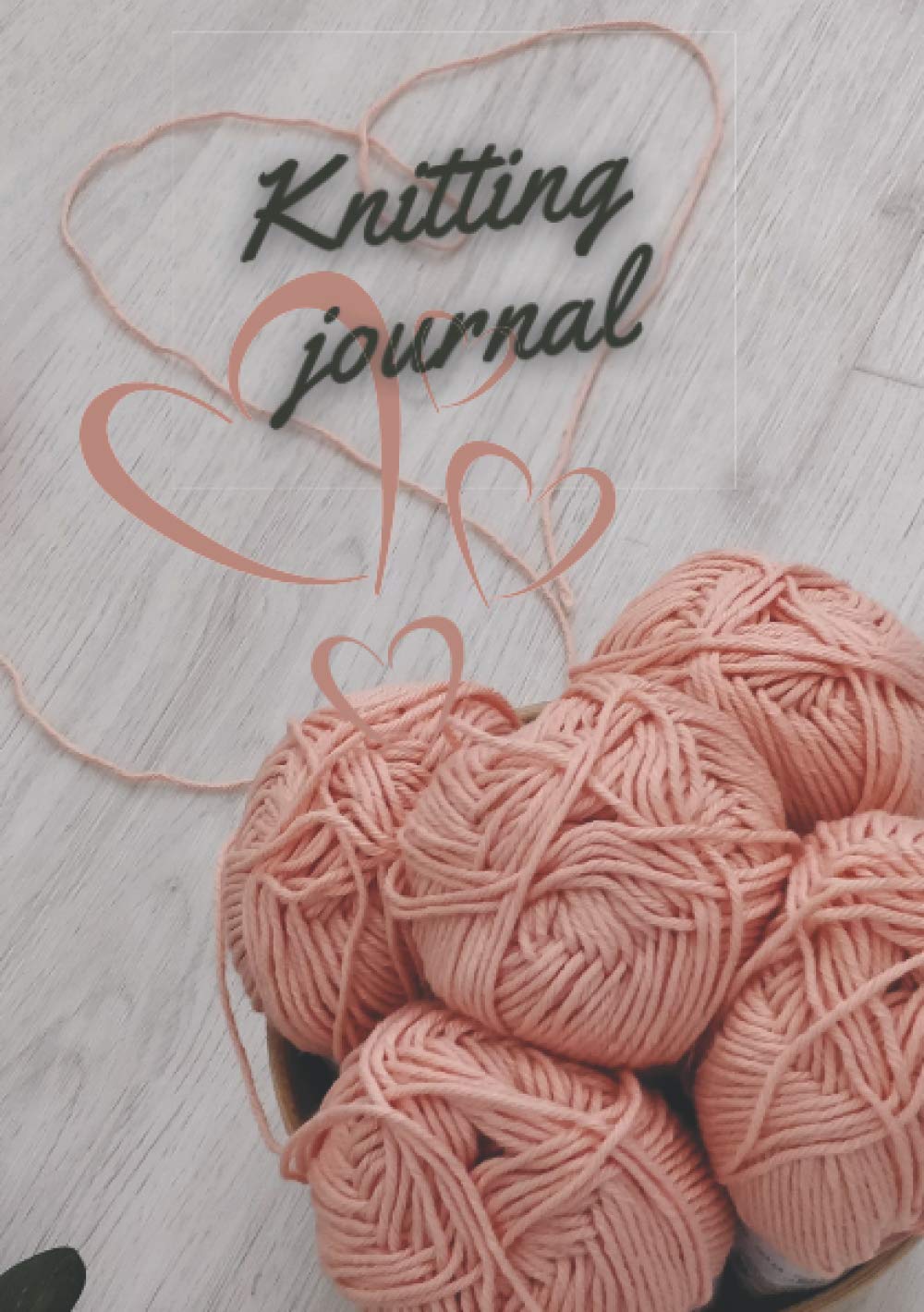 PRETTY, PASTEL KNITTING JOURNAL: A5 knitting record book