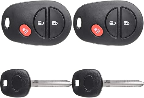 Miniatura 6 de SCITOO Llavero de control remoto de entrada sin llave, 4 piezas de repuesto para Toyota 4Runner 2006-2012 para Scion tC Avalon FCC 89785-60160C