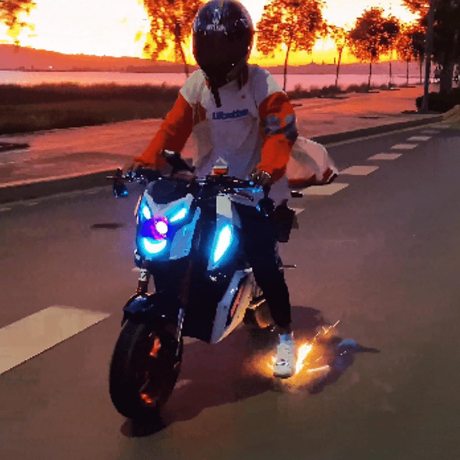 SprintSparkZK Funken-Sohlenüberzug – Wiederverwendbar, Für Motorrad, Fahrrad, Skateboard