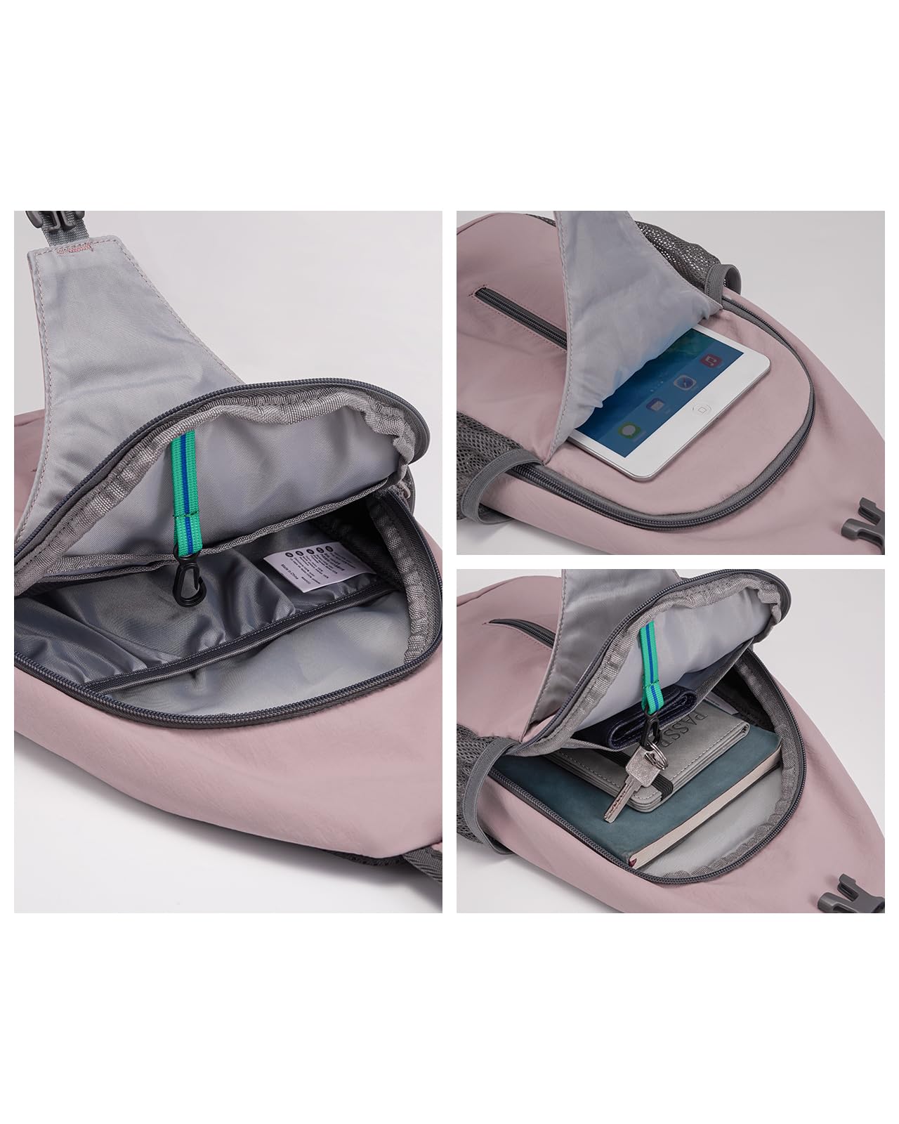 WATERFLY Crossbody Sling Backpack Sling Bag Travel Hiking Daypack view 6