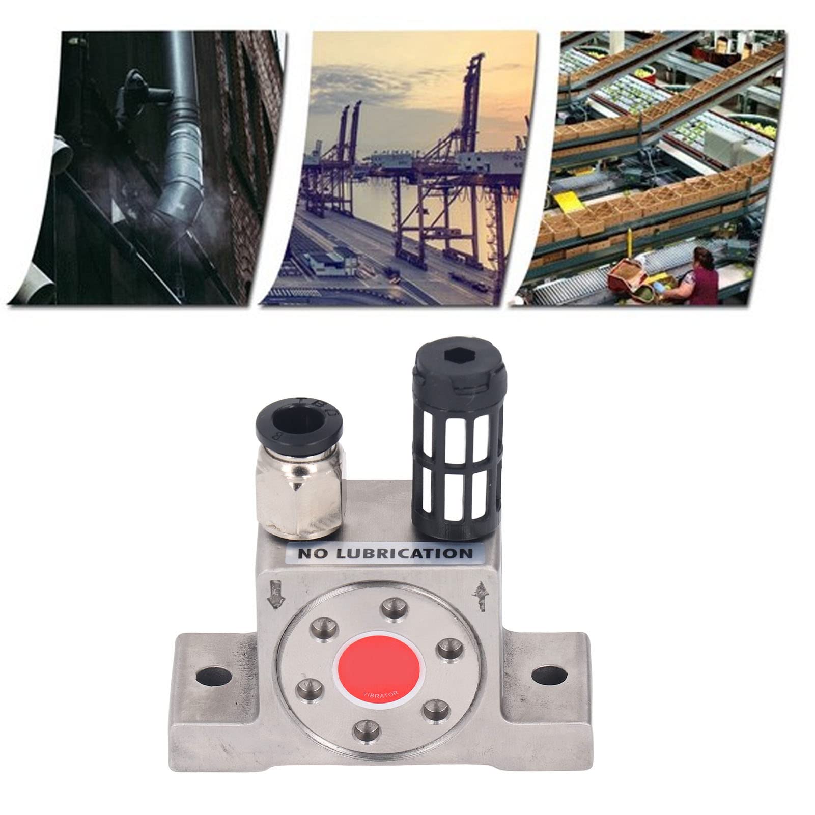 Pneumatischer Turbinenvibrator, LUFT-Turbinenvibrator, pneumatischer OSZILLATOR aus Edelstahl für industriellen Trichter-Sandstrahler G1 G8 Zoll
